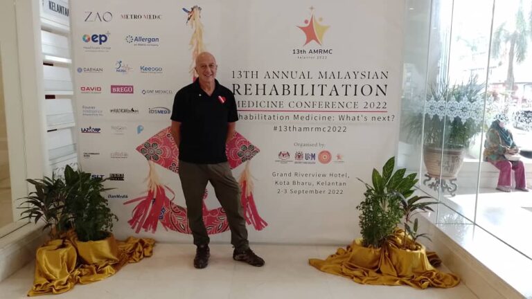 Diveheart founder presents at largest rehabilitation medical conference in Malaysia