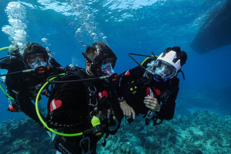 Strike Back at Gravity with Adaptive Scuba Diving on Catalina Island